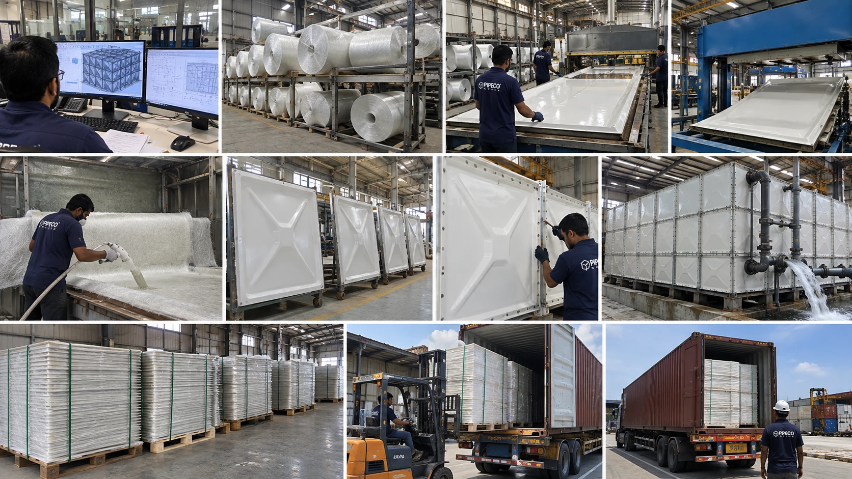 PIPECO GROUP manufacturing process and factory operations